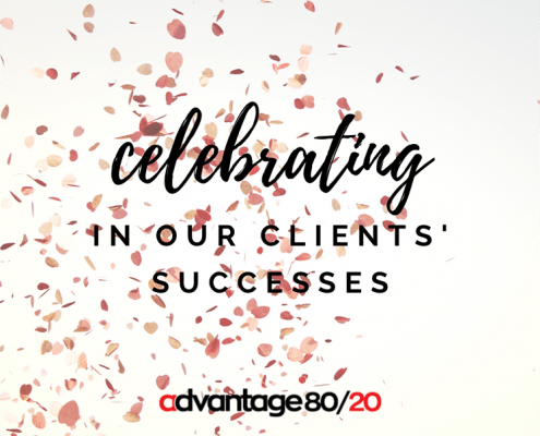 Celebrating in our client's successes