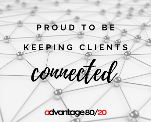 Proud to be keeping clients connected